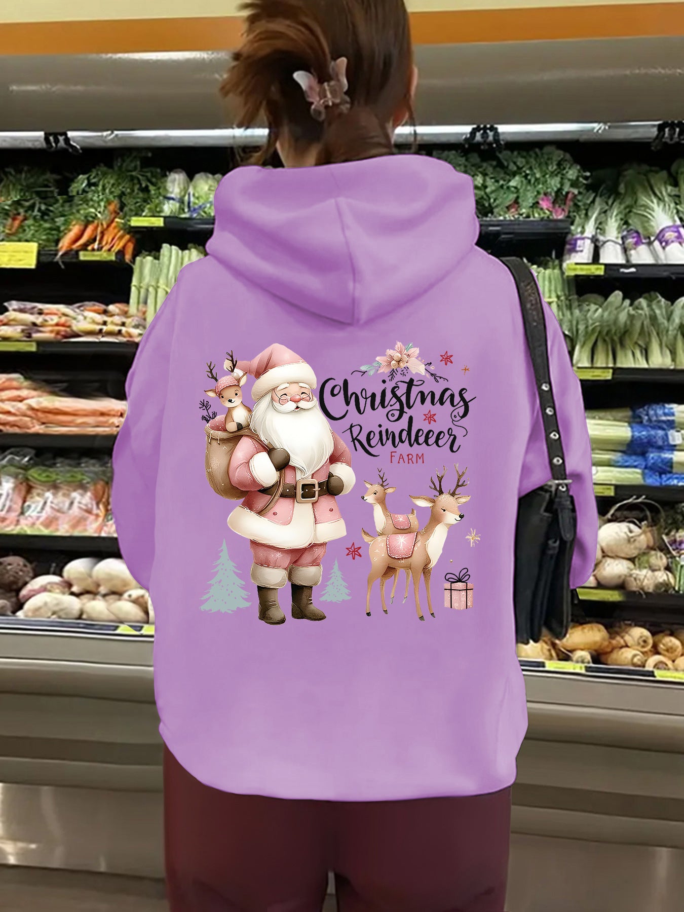 Kangaroo pocket hooded long sleeved fleece hoodie