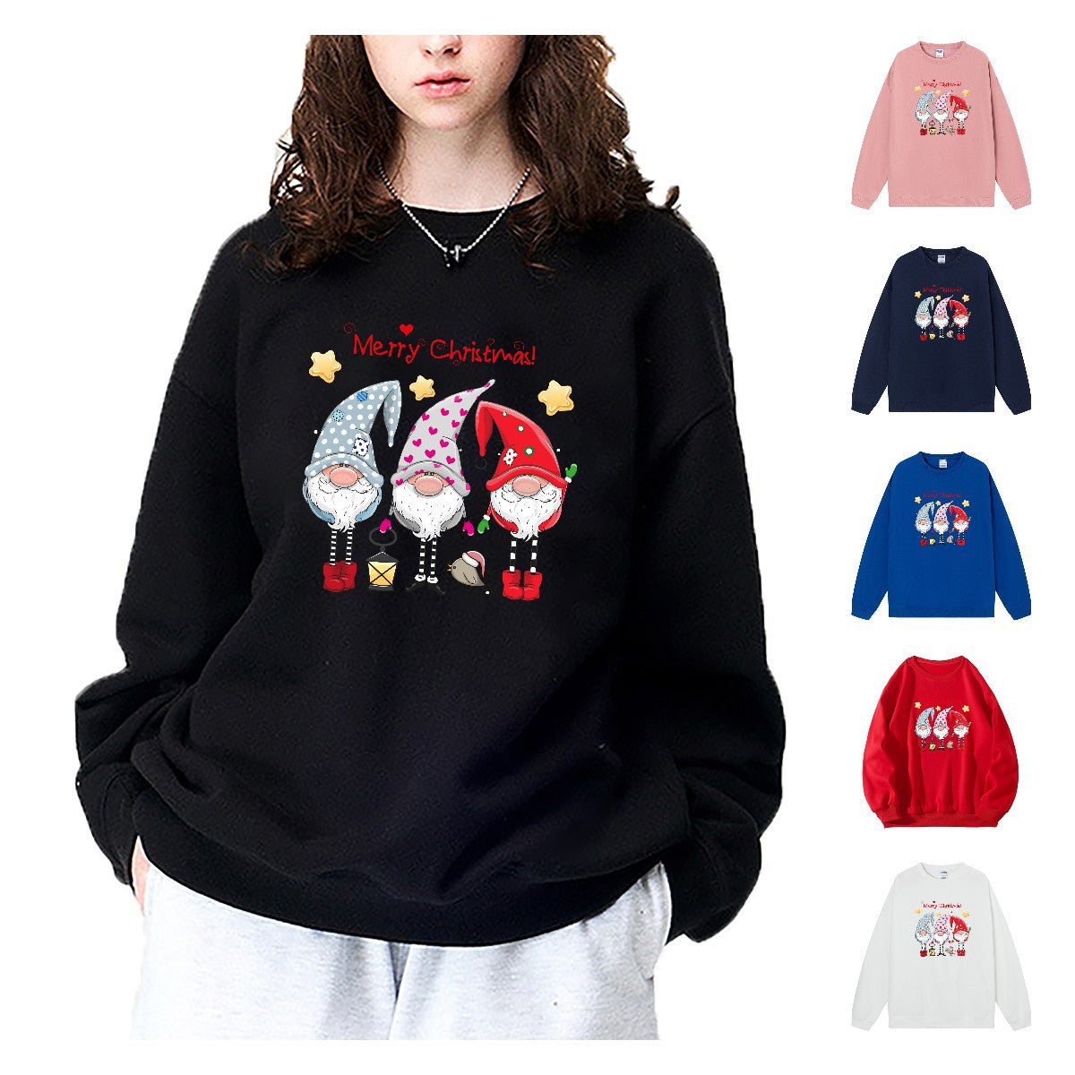 Christmas hoodie girl