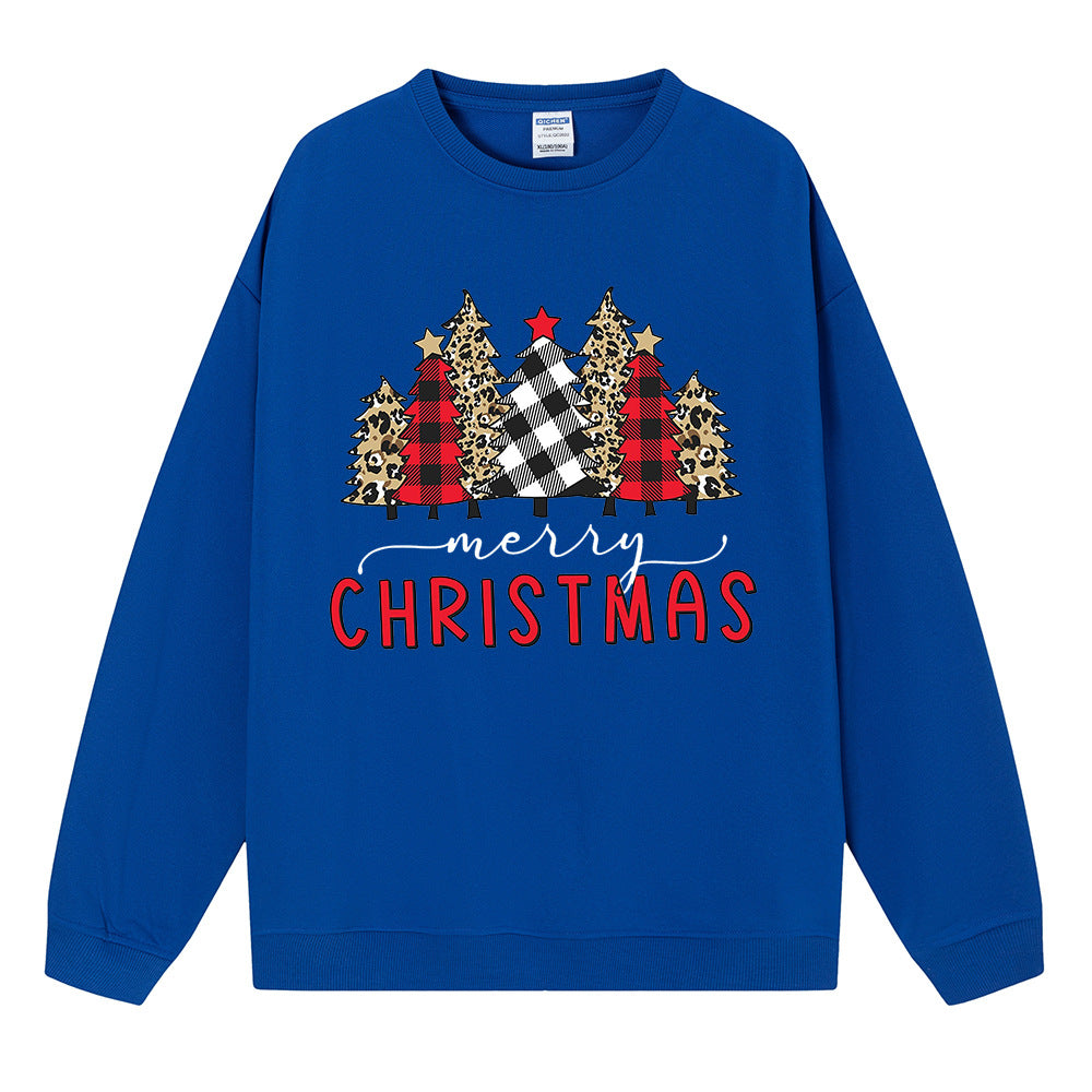 Christmas hoodie Christmas ladies loose fitting pullover