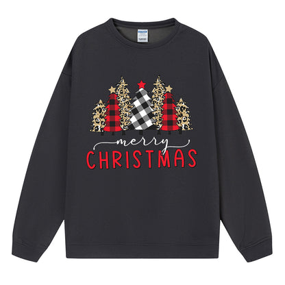 Christmas hoodie Christmas ladies loose fitting pullover