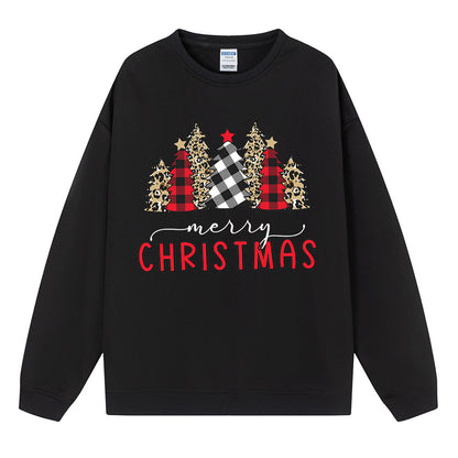 Christmas hoodie Christmas ladies loose fitting pullover