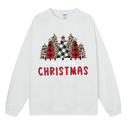 Christmas hoodie Christmas ladies loose fitting pullover