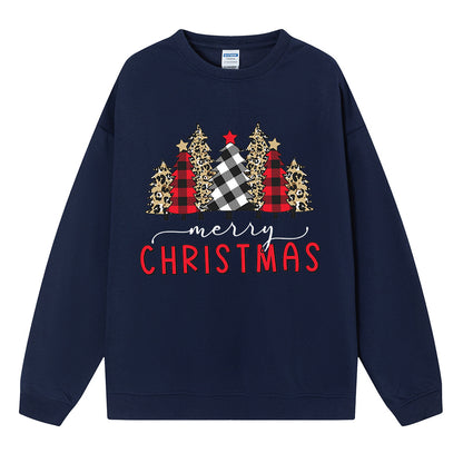 Christmas hoodie Christmas ladies loose fitting pullover